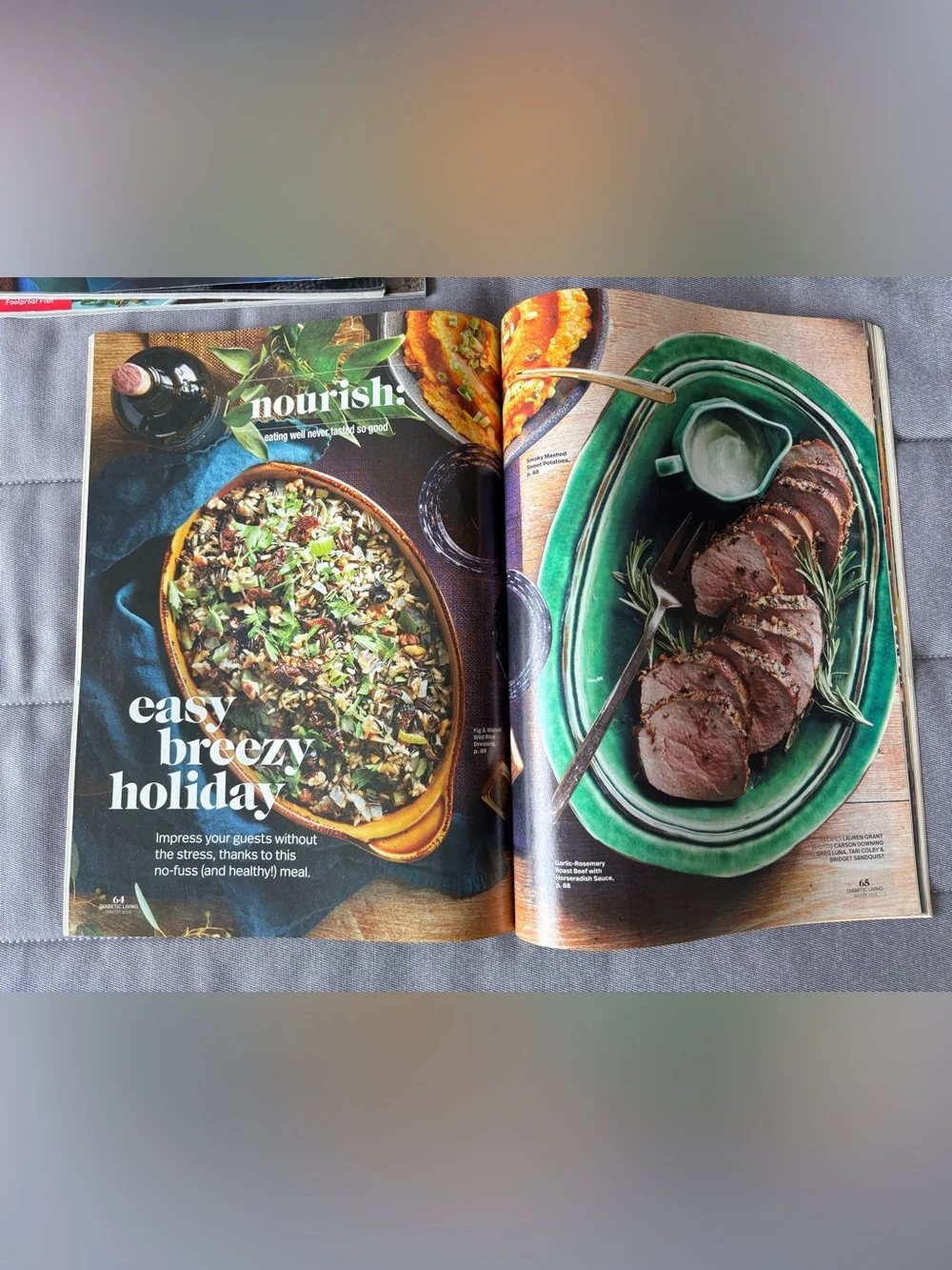 Diabetic Living & EatingWell Magazine Bundle - Blue and White Covers 2019&2020